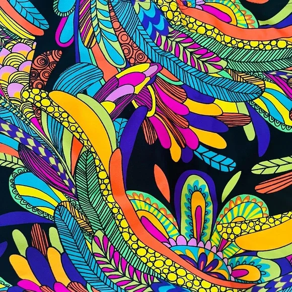 B Skinz Golf Skort Mardi Gras - Picture 3 of 8